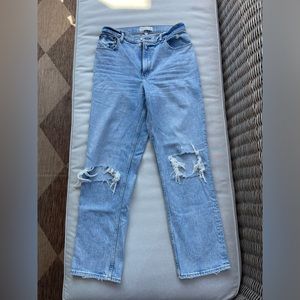 Abercrombie & Fitch Curve Love The 90’s Straight Ultra High Rise